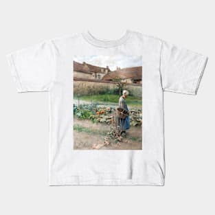 October by Carl Larsson Kids T-Shirt